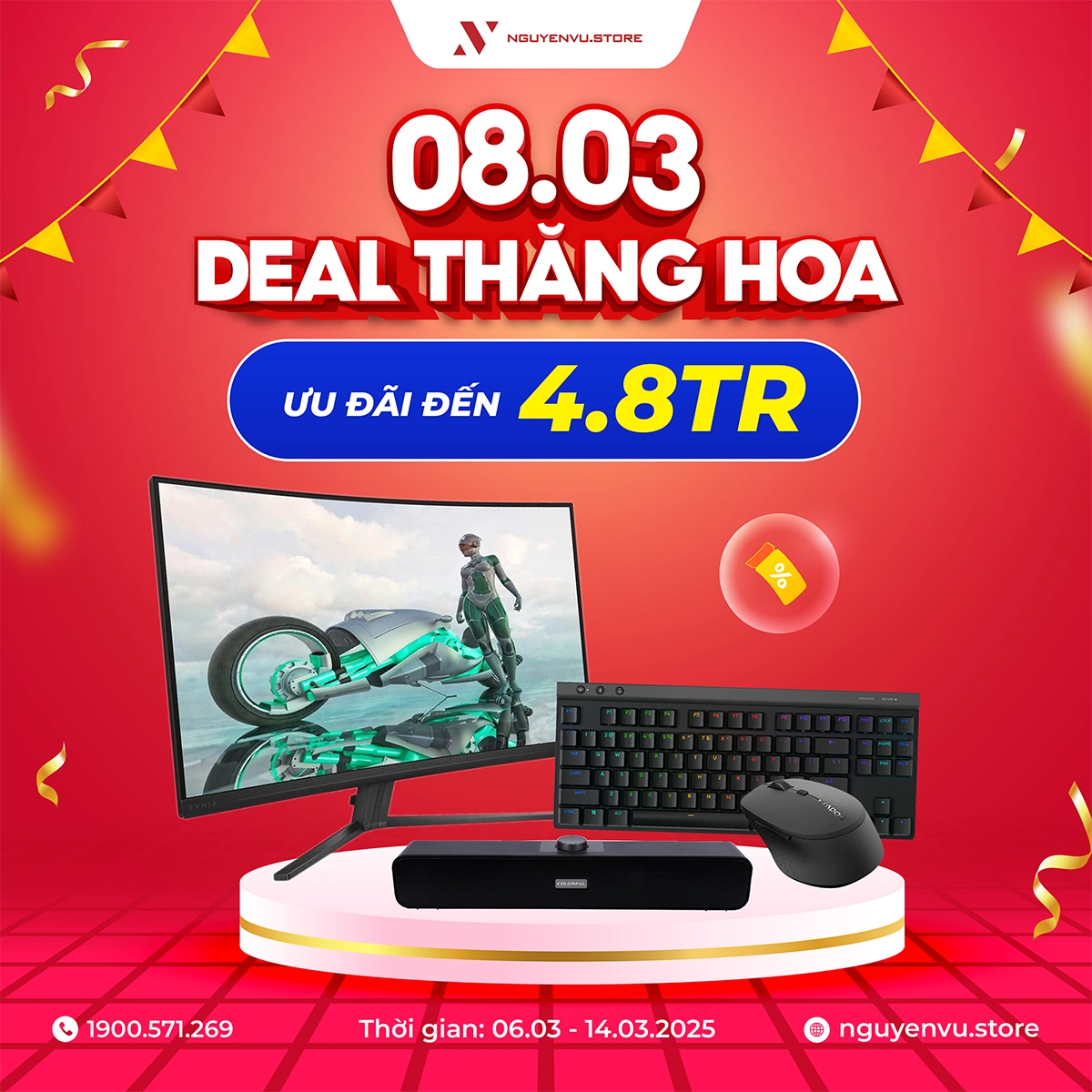 8-3 DEAL THĂNG HOA | Ưu đãi đến 4.8 TRIỆU