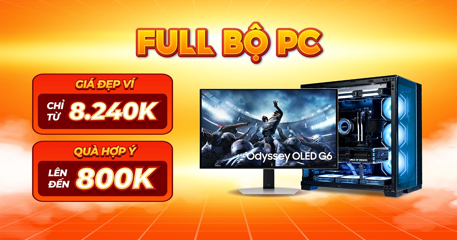 Build PC kèm màn hình nhận ngay Quà tặng lên đến 800K | Nguyễn Vũ Store