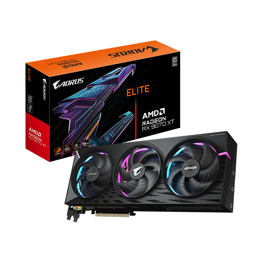 Card màn hình GIGABYTE AORUS Radeon RX 9070 XT ELITE 16G