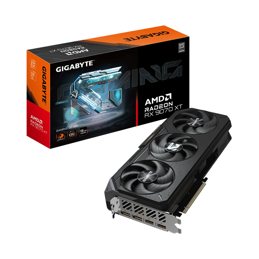 Card màn hình GIGABYTE Radeon RX 9070 XT GAMING OC 16G
