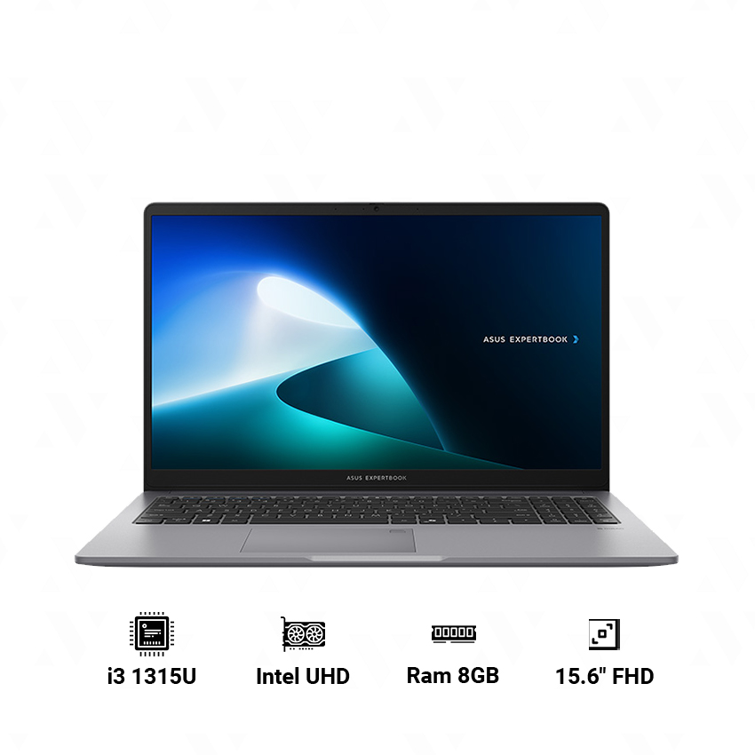 Laptop ASUS ExpertBook P1 P1503CVA i308256 63W – Hiệu suất mạnh mẽ, thiết kế tối ưu cho công việc