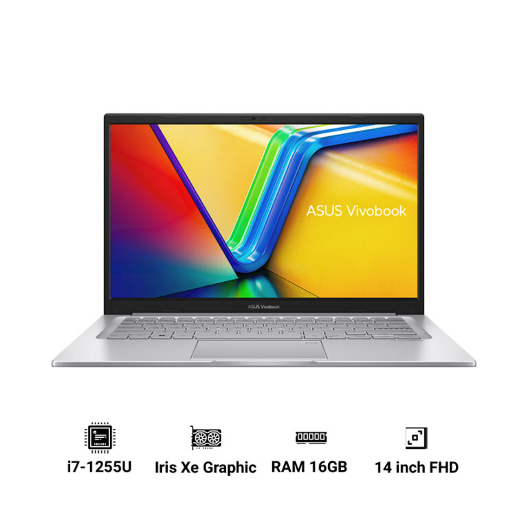 Laptop Asus Vivobook 14 X1404ZA-NK389W ( i7-1255U | 16GB RAM | 512GB SSD | Iris Xe Graphics | 14" FHD | Win 11 | Silver )