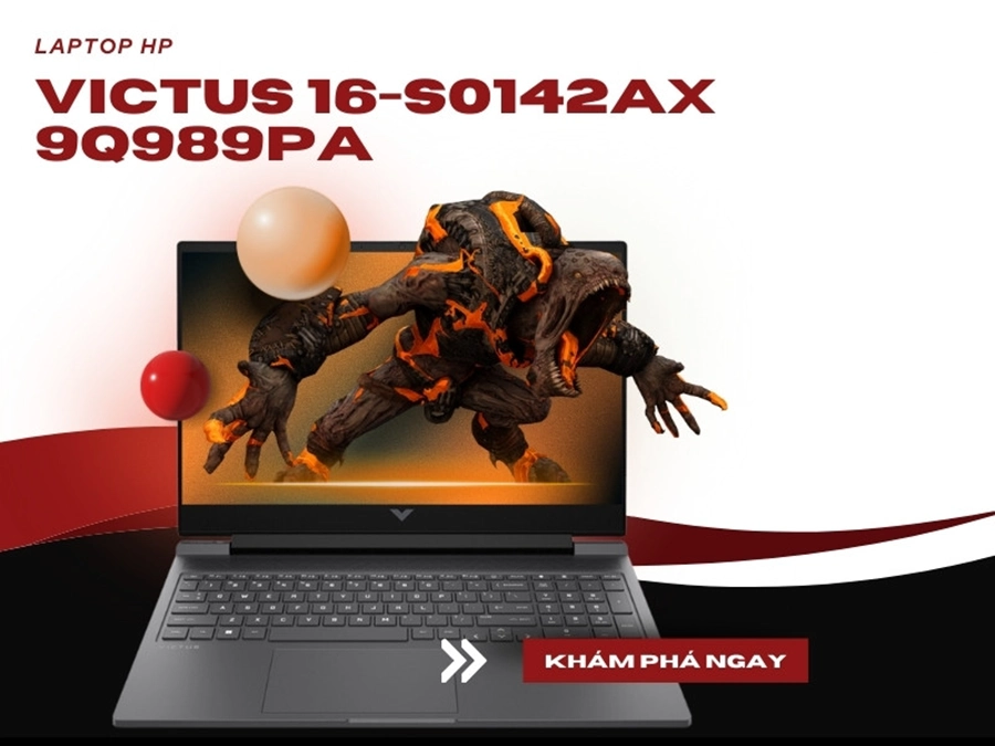 Laptop Gaming HP VICTUS 16 s0142AX 9Q989PA