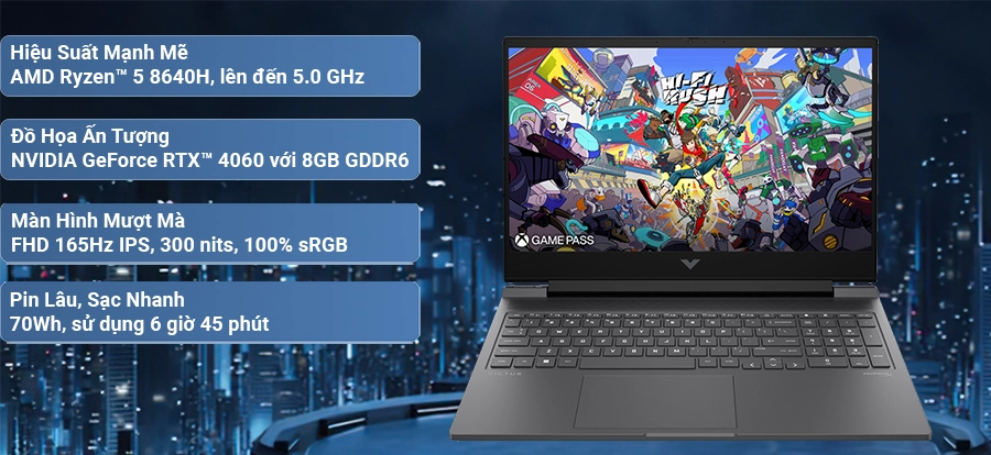 Laptop Gaming HP Victus 16 s1146AX AZ0D1PA
