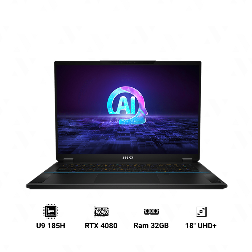 Laptop gaming MSI Stealth 18 AI Studio A1VHG 058VN