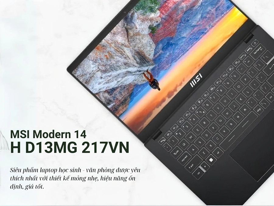 Laptop MSI Modern 14 H D13MG-217VN