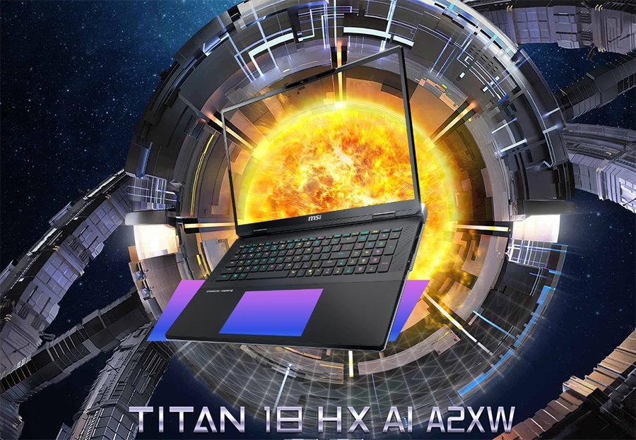 Laptop Gaming MSI Titan 18 HX AI A2XWIG 090VN