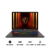 Laptop MSI Vector 16 HX AI A2XWIG 062VN (Intel Core Ultra 9 275HX | RAM 16GB | 1TB | RTX 5080 | 16" QHD+ IPS 240Hz | Win 11 )