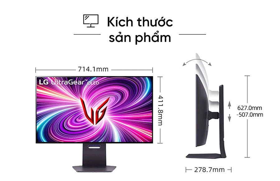 LG UltraGear 32GS95UV-B 32 Inch OLED UHD 240Hz