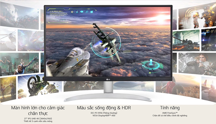 Màn hình đồ họa LG 27UP600K-W