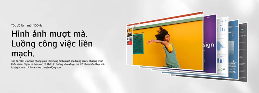 Màn Hình LG 25MS550-B 24.5" FHD IPS 100Hz 5ms