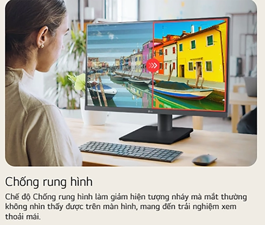 Màn Hình LG 25MS550-B 24.5" FHD IPS 100Hz 5ms