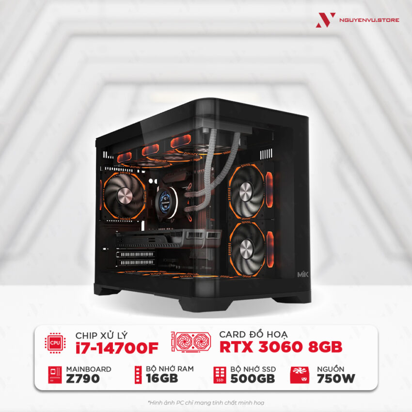 Cấu hình PC gaming i7-14700F RTX 3060