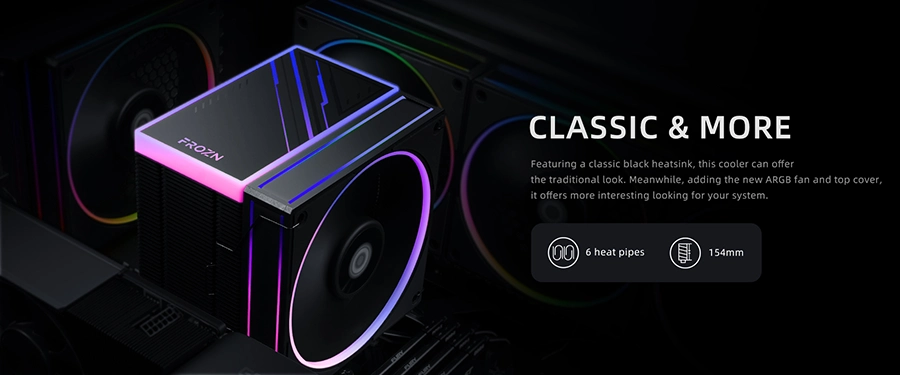 Tản Nhiệt Khí ID-Cooling FROZN A610 ARGB