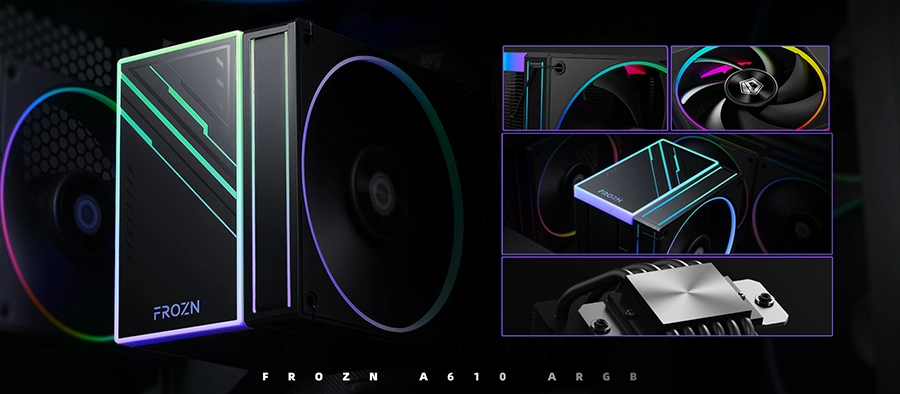 Tản Nhiệt Khí ID-Cooling FROZN A610 ARGB
