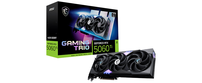 GeForce RTX 5060 Ti 16G GAMING TRIO
