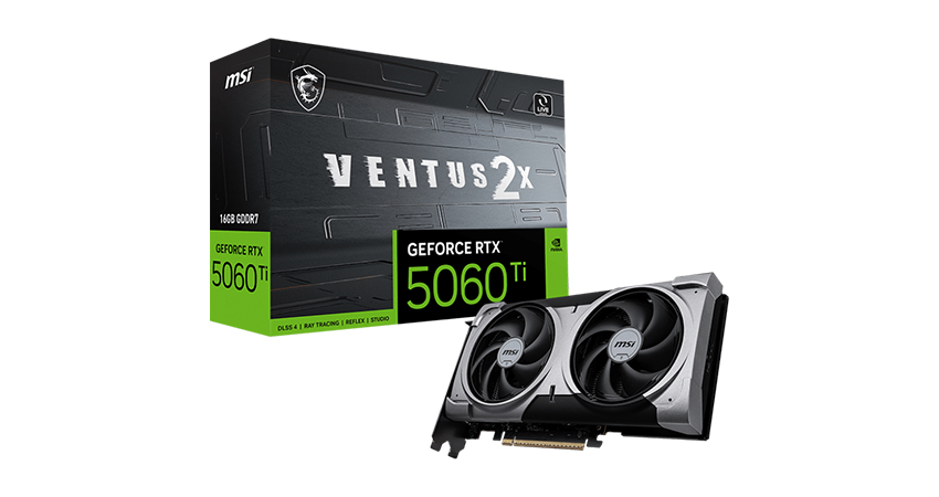 MSI GeForce RTX 5060 Ti 16G VENTUS 2X PLUS