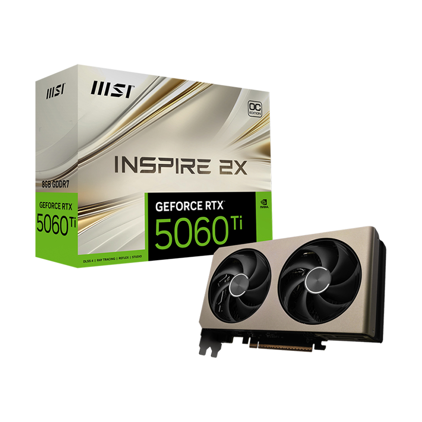 MSI GeForce RTX 5060 Ti 8G INSPIRE 2X OC