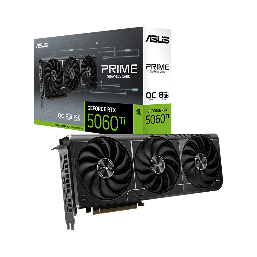 Card màn hình ASUS PRIME RTX 5060 Ti 8GB GDDR7 OC Edition