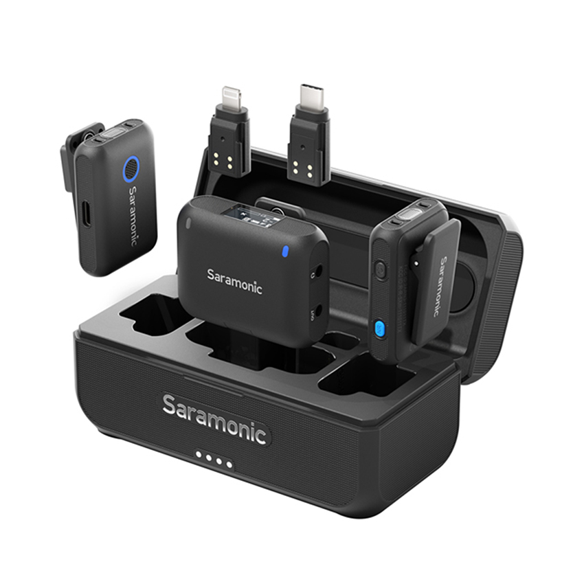 Bộ Micro không dây Saramonic Blink500 B2+ (Black, 2TX + 1RX)