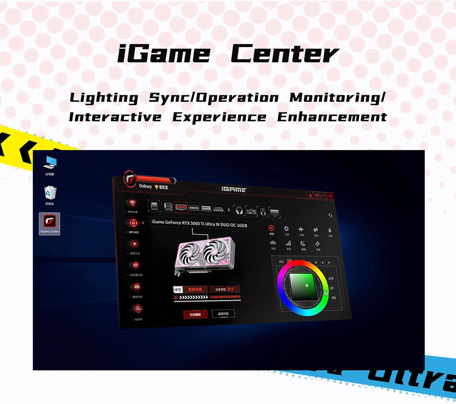 Card màn hình Colorful iGame GeForce RTX 5060 Ti Ultra W DUO OC 16GB-V