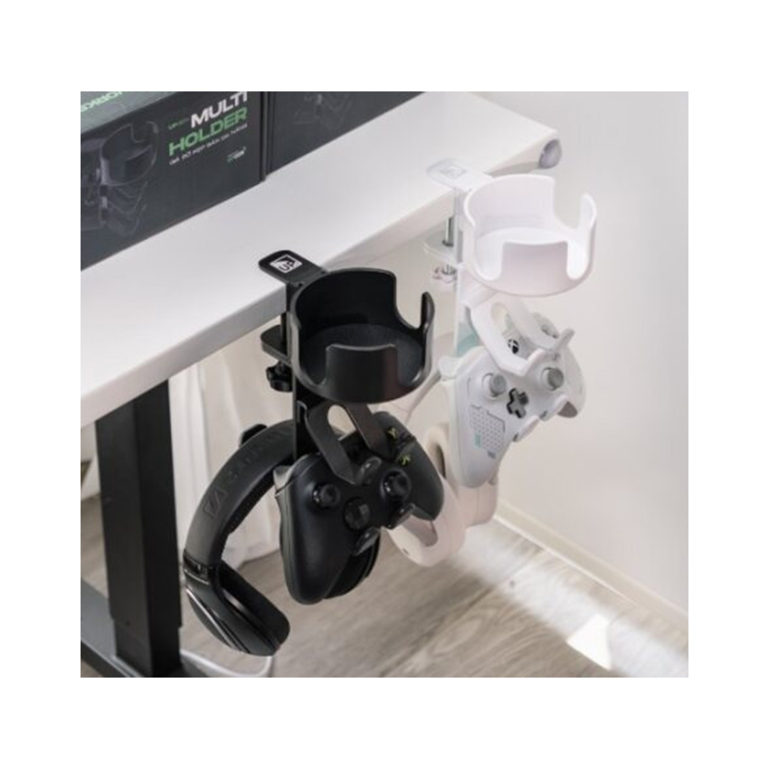 Giá đỡ cốc kẹp bàn UPGEN Multi Holder Đa Năng 4 Trong 1 (Đen/ Trắng)