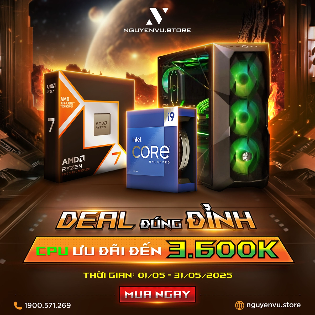Deal Đúng Đỉnh: CPU ưu đãi đến 3.6 triệu | Nguyễn Vũ Store