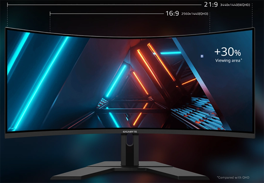 Màn hình cong GIGABYTE G34WQC 34" 2K VA 144Hz 1ms