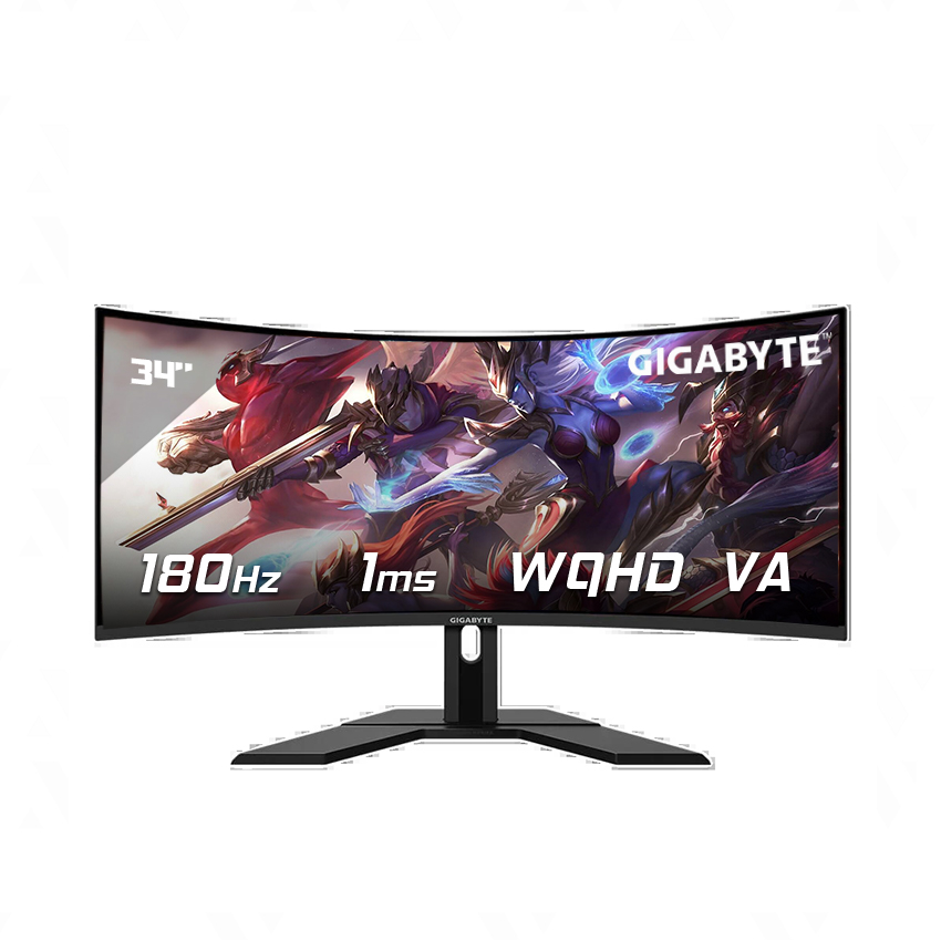 Màn hình cong GIGABYTE G34WQCP 34" 3K VA 180Hz 1ms