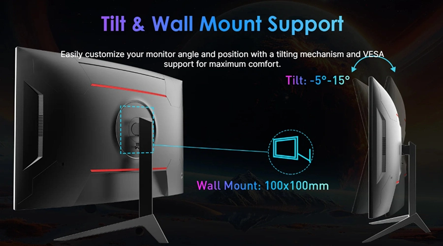 Màn Hình Cong KTC H32S17F 31.5 inch FHD HVA 240Hz 3ms