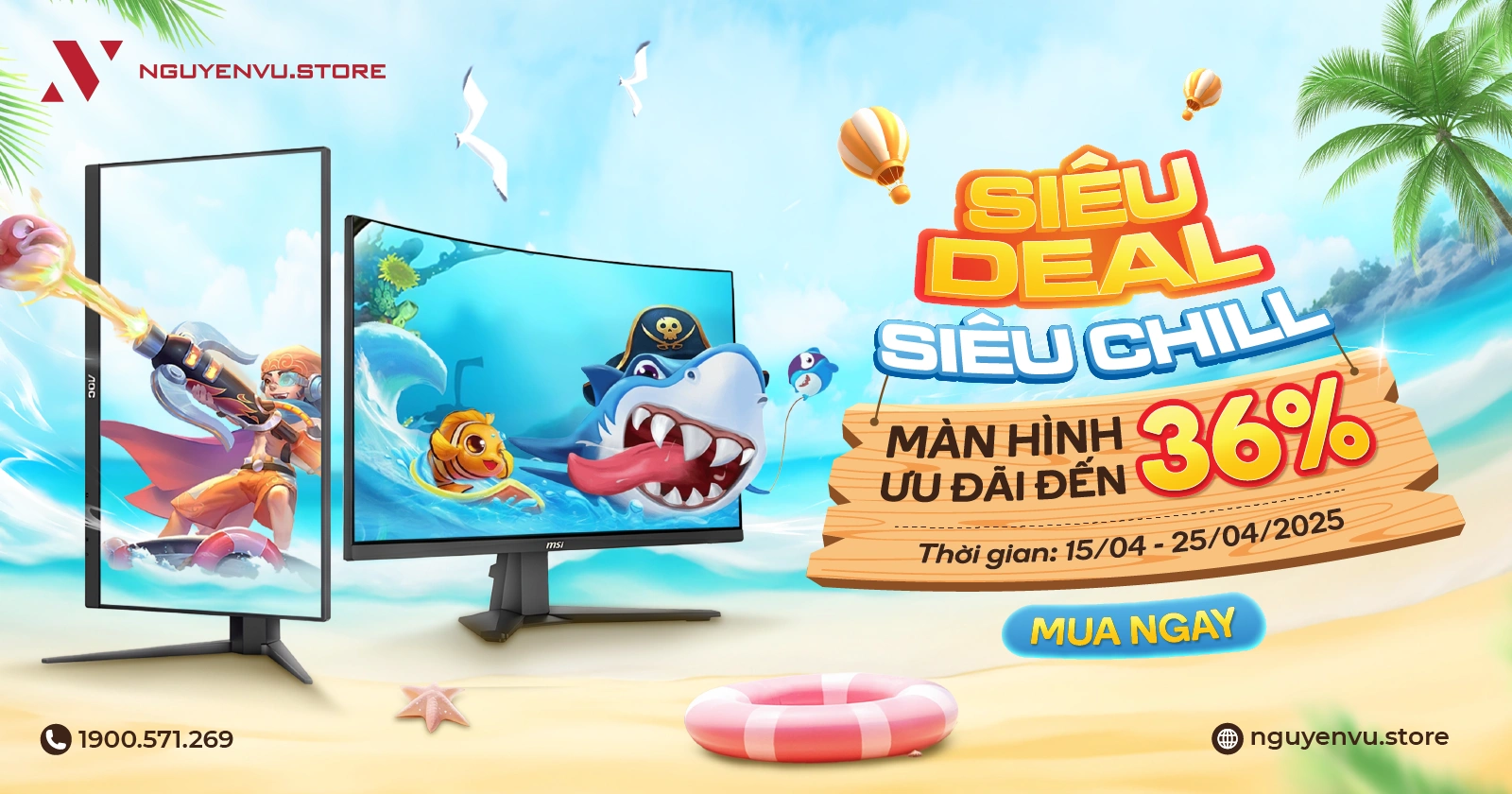 SIÊU DEAL SIÊU CHILL | Màn hình ưu đãi đến 36%