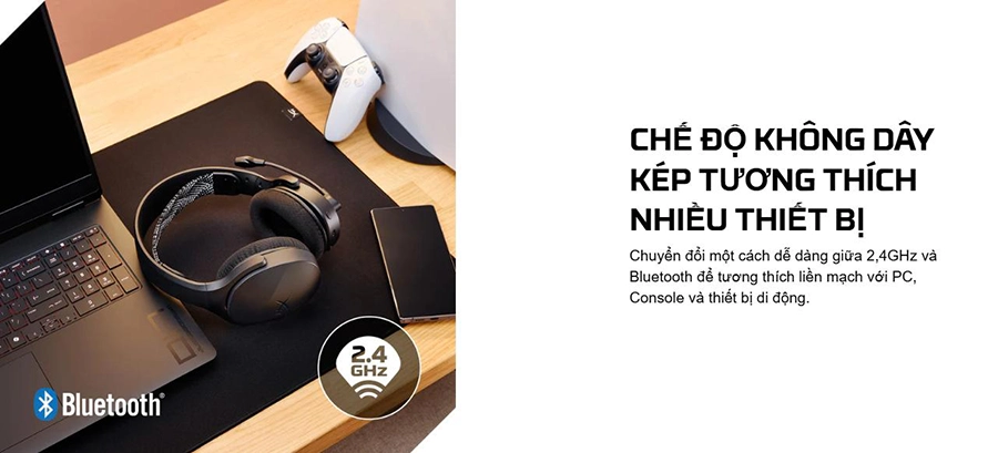 Tai nghe HyperX Cloud Jet WL BK GAM HS (AJ0T1AA)