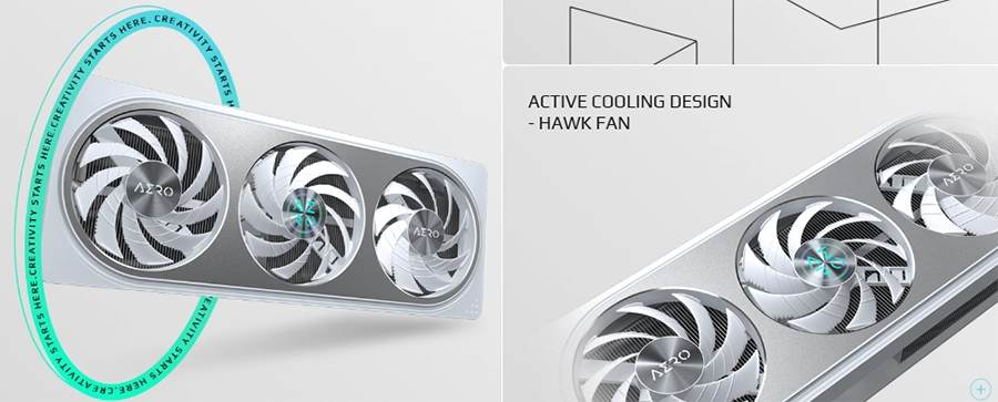 Card màn hình Gigabyte GeForce RTX 5060 Ti AERO OC 16G