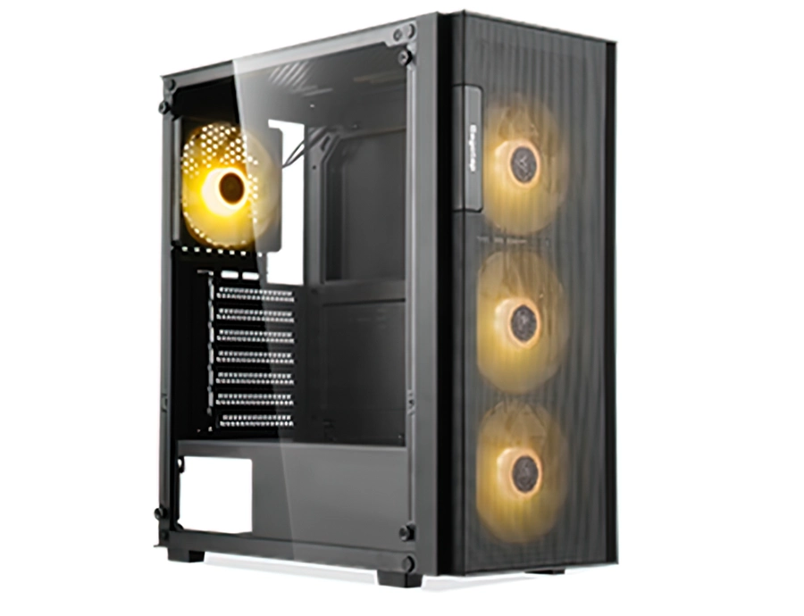 VỎ CASE SEGOTEP AXE5-A (ATX-4 fan RGB, MID TOWER, BLACK / WHITE)