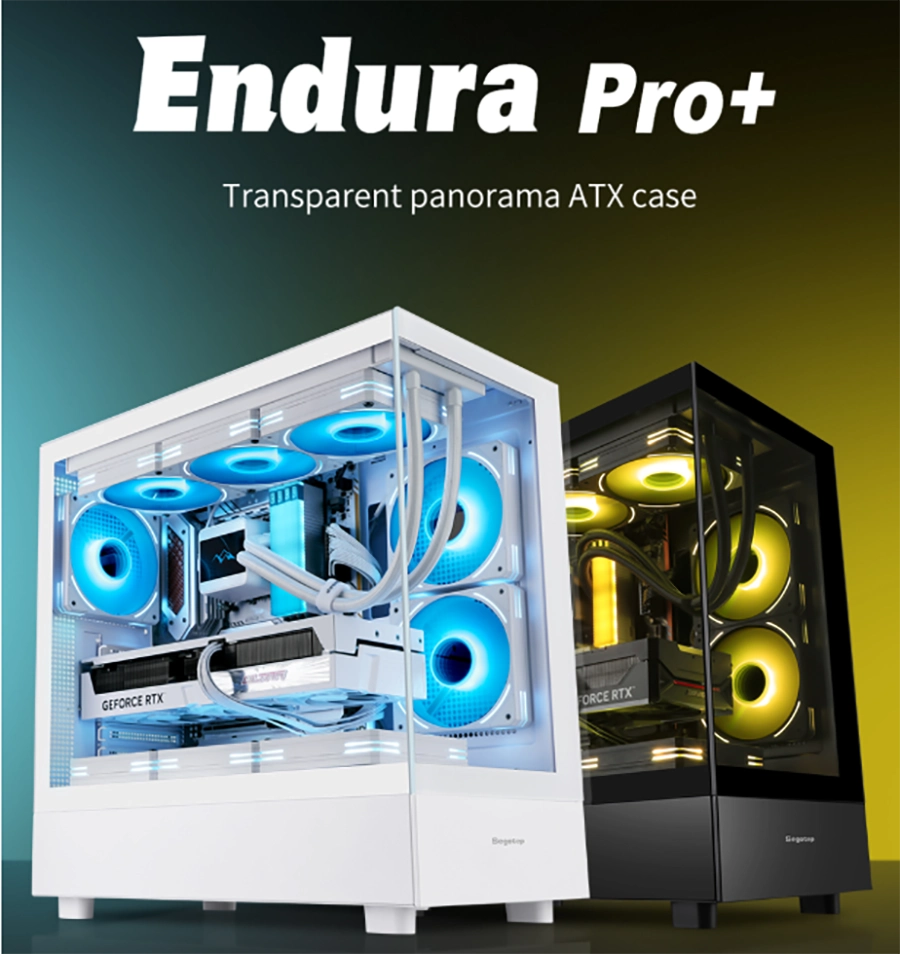 Vỏ Case Segotep Endura Pro+ (E-ATX, Mid Tower, White/ Black)