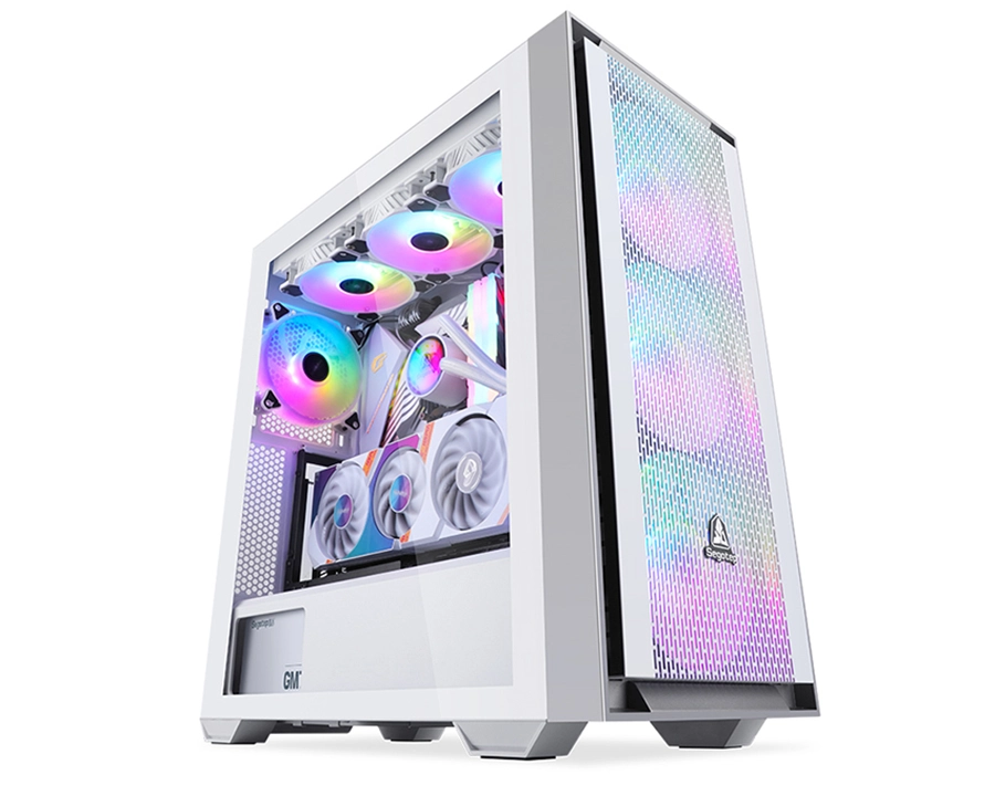 Vỏ Case Segotep GANK 360 E-ATX (Mid Tower, Màu Đen/ Trắng)