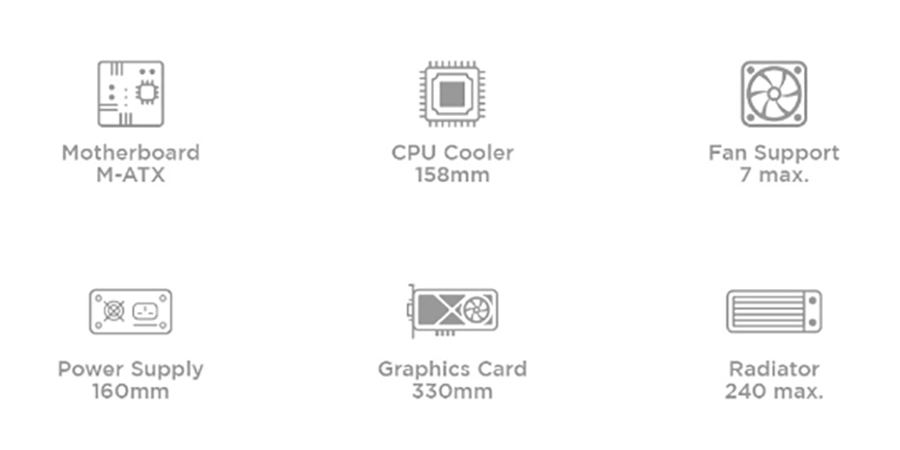 Vỏ Case Xigmatek Cubi M Nano Arctic EN44960