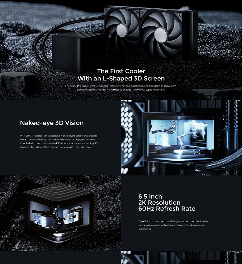 Tản nhiệt nước TRYX PANORAMA 240 (Black White)