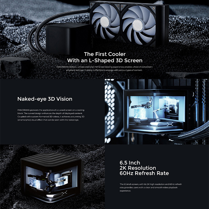 Tản nhiệt nước TRYX PANORAMA ARGB 240 ( Black White)