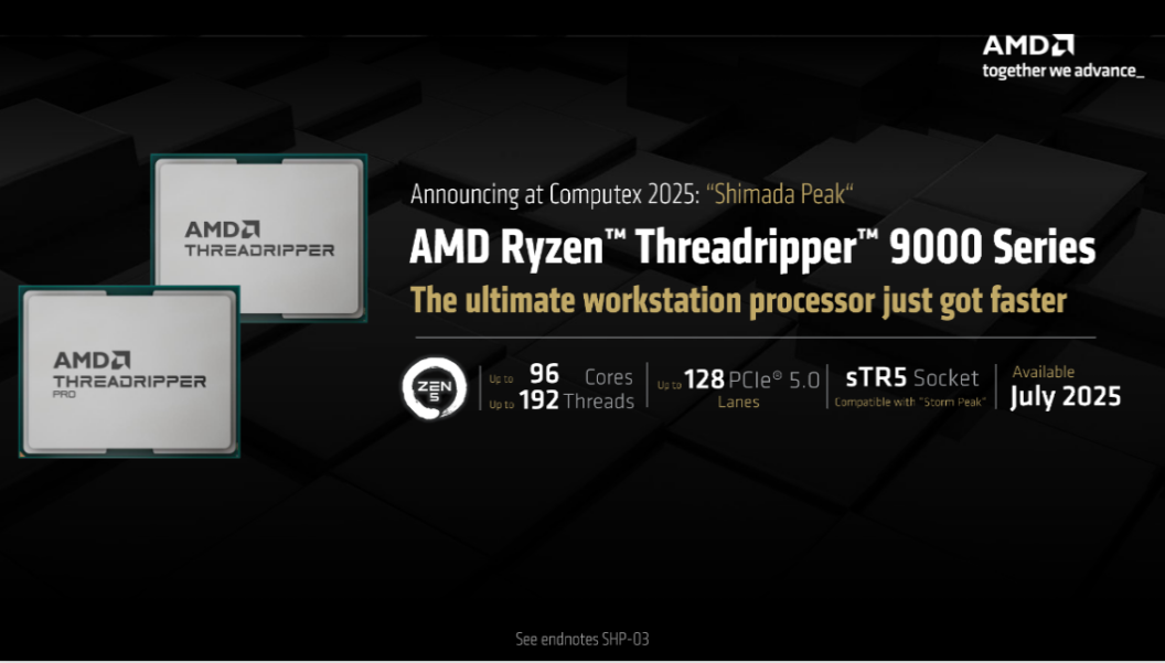 AMD Ryzen Threadripper 9000 Series: 96 Nhân, 192 Luồng Đa Nhiệm Đỉnh Cao