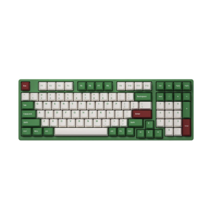 Bàn Phím cơ Akko 3098S Matcha Red Bean V3 (Cream Yellow Pro/PBT Double Shot/Rainbow LED/cherry profile)