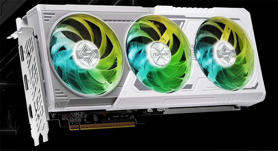 Card màn hình ASRock AMD Radeon RX 9060 XT Steel Legend 8GB OC (RX9060XT SL 8GO)