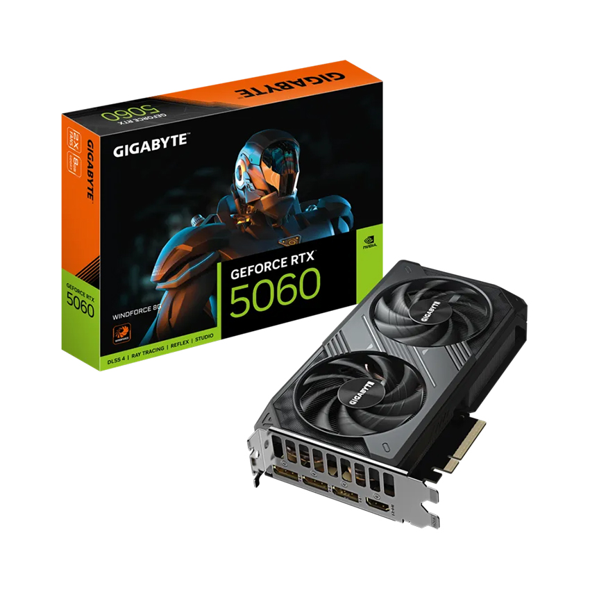 Card Màn Hình Gigabyte GeForce RTX 5060 WINDFORCE 8G (GV-N5060WF2-8GD)