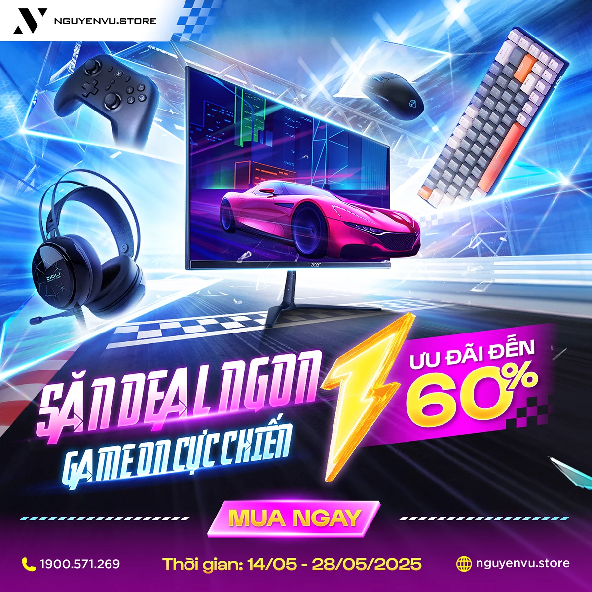 Săn Deal Ngon: màn hình, gamepad, gaming gear giảm đến 60%
