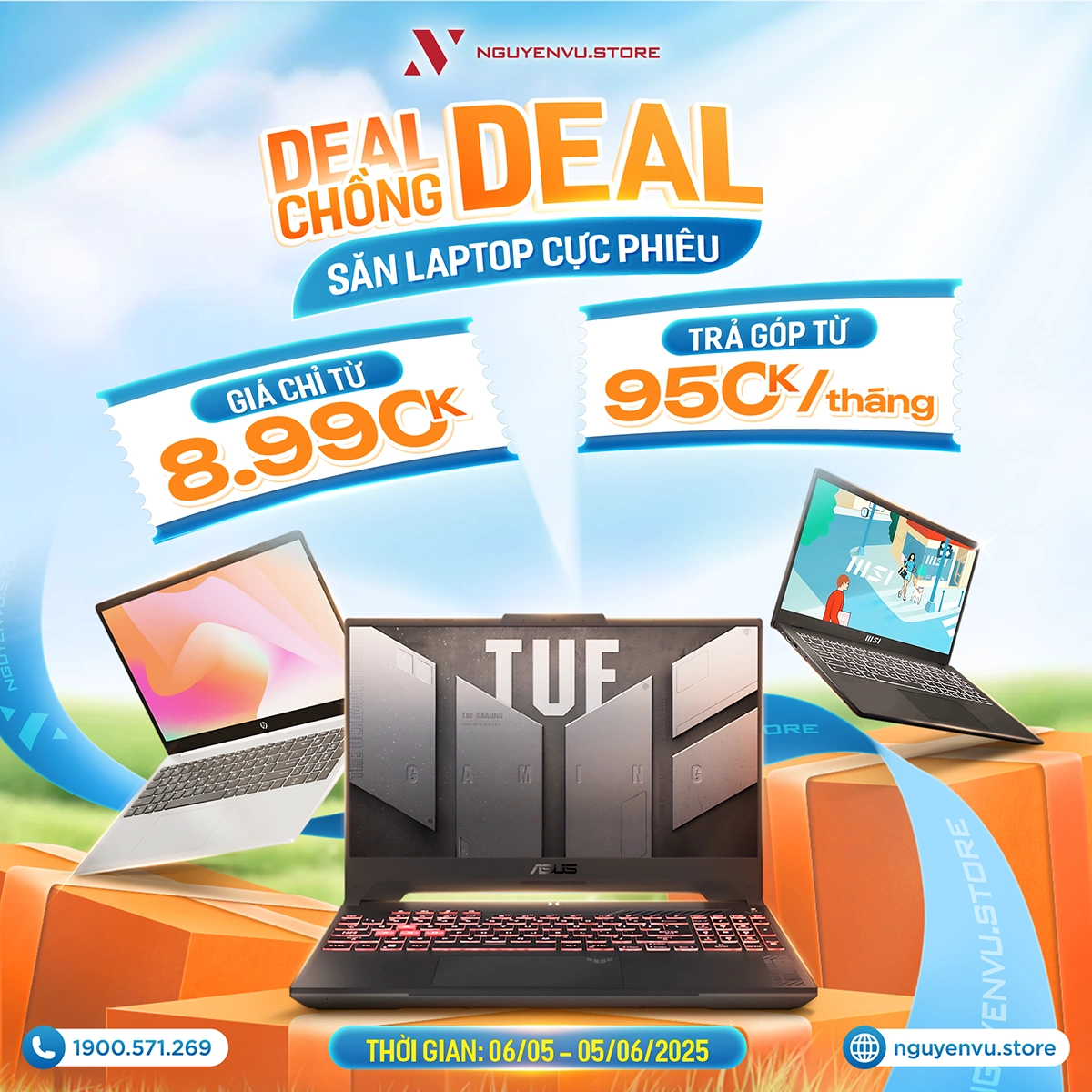 Deal Chồng Deal | Săn Laptop chỉ từ 8.990K tại Nguyễn Vũ Store