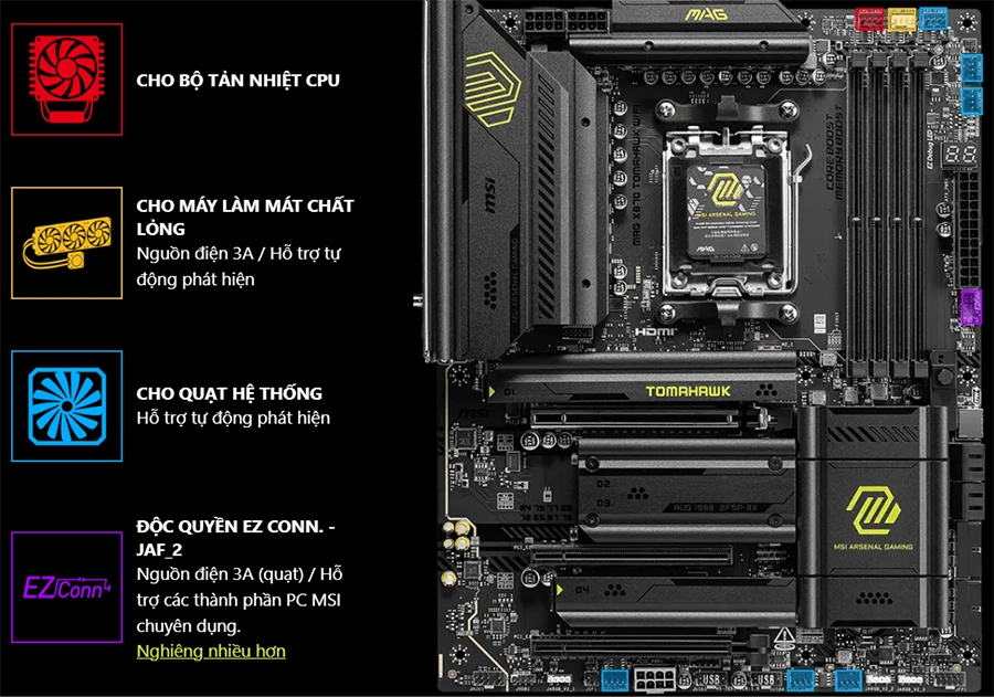 Mainboard MSI MAG X870 TOMAHAWK WIFI