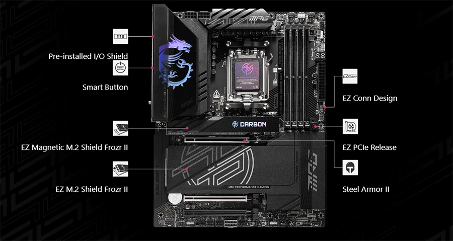 Mainboard MSI MPG X870E CARBON WIFI