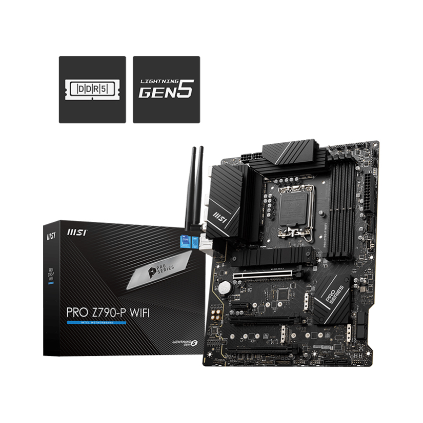 Mainboard MSI PRO Z790-P WIFI DDR5 (Chipset Intel Z790, Socket LGA 1700, DDR5 256GB, ATX)