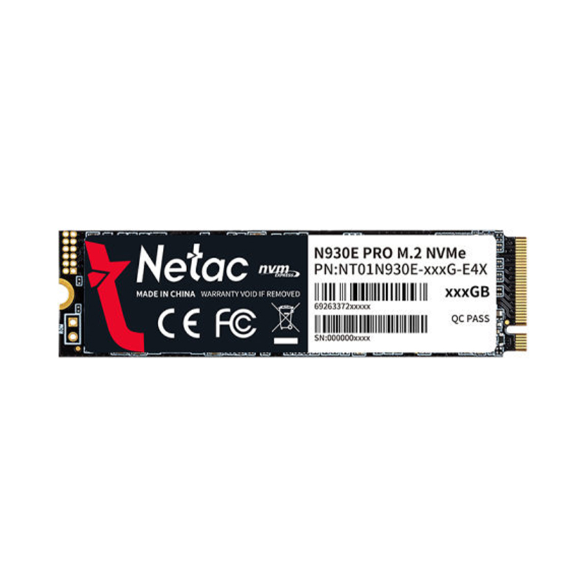 Ổ cứng Netac N930E Pro 512GB PCIe 3 x4 M.2 2280 NVMe 3D NAND