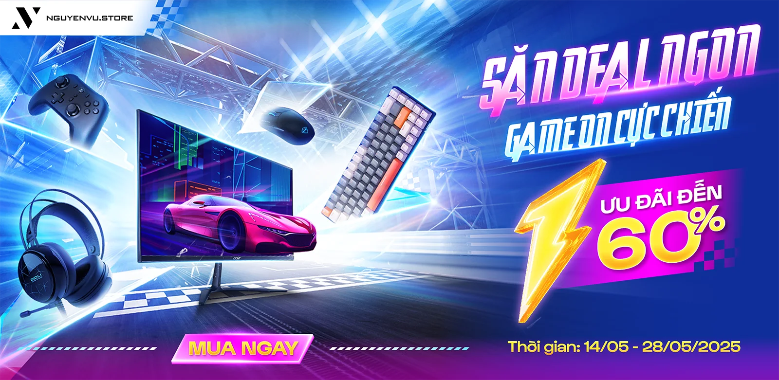 Săn Deal Ngon: màn hình, gamepad, gaming gear giảm đến 60%